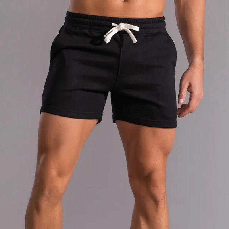 Men Cotton Gym Running Shorts Quick Dry Sport Basketball Shorts Training Crossfit Shorts Male Casual Fitness Shorts Gym Clothing